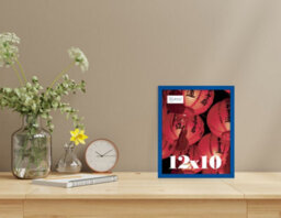 12X10 Blue Picture Frame (30.5 X 25.4Cm) Poster, Photo, Artwork, Gallery Wall Or Print - thumbnail 2