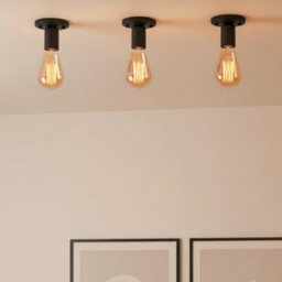 2 Pack Of Single Head Ceiling Lamp Retro Flush Mount E27 Lamp Holder Light Fixture For Bedroom Living Room Hallway - thumbnail 3