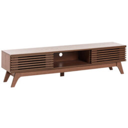 Beliani Retro Tv Stand Toledo Dark Brown