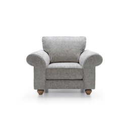 Abakus Direct Ingrid Collection Armchair In Ash Grey - thumbnail 2