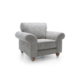 Abakus Direct Ingrid Collection Armchair In Ash Grey - thumbnail 3