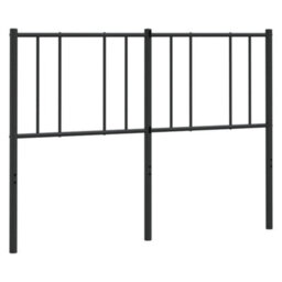 Berkfield Metal Headboard Black 140 Cm - thumbnail 2