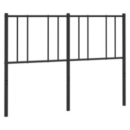 Berkfield Metal Headboard Black 140 Cm - thumbnail 4