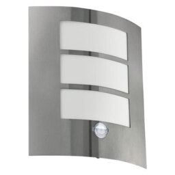 Ip44 Waterproof Outdoor Wall Light With Pir Motion Sensor - Stainless Steel E27 Bulb Compatible