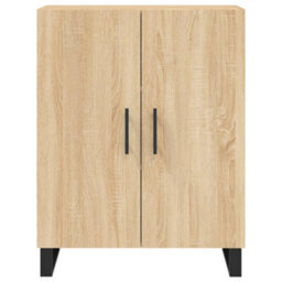 Berkfield Highboard Sonoma Oak 69.5X34X180 Cm Engineered Wood - thumbnail 8