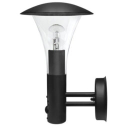 Long Life Lamps Company Outdoor Garden Black Finish Stainless Steel Pir Wall Light Ip44 Zlc050 - thumbnail 5