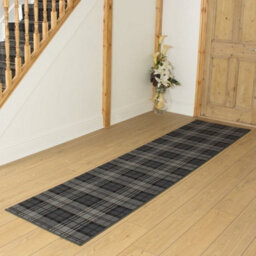 Tartan Hallway Runner Rug - Soft, Comfortable & Durable Carpet For Hall, Kitchen & Corridor - thumbnail 3