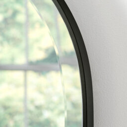 Yearn Simplicity Mantle Mirror Bevelled 92(W) X 121Cm(H) Black - thumbnail 2