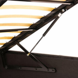 Kosy Koala Ottoman Storage Leather Bed Side Lift Black 3Ft Single Bed - thumbnail 5