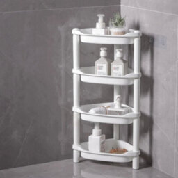 4 Tier Shower Caddy Shelf Corner Bath Storage Holder Rack Bathroom Organizer - thumbnail 6