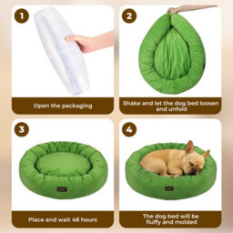 Skylos Dog Bed Donut Soft Large Cat Beds Calming Pet Anti Anxiety Washable - thumbnail 9