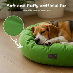 Skylos Dog Bed Donut Soft Large Cat Beds Calming Pet Anti Anxiety Washable - thumbnail 5