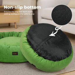Skylos Dog Bed Donut Soft Large Cat Beds Calming Pet Anti Anxiety Washable - thumbnail 7