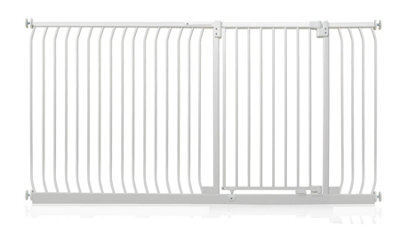 Safetots Extra Tall Elite Safety Gate, 189Cm - 198Cm, Matt White, Extra Tall 96.8Cm In Height, Pressure Fit Stair Gate - image 1