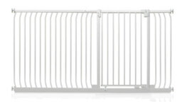 Safetots Extra Tall Elite Safety Gate, 189Cm - 198Cm, Matt White, Extra Tall 96.8Cm In Height, Pressure Fit Stair Gate - thumbnail 1