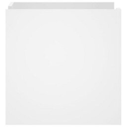 Berkfield Bedside Cabinet White 45X50X50 Cm Engineered Wood - thumbnail 5