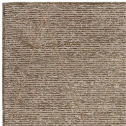 Brown Geometric Modern Rug Easy To Clean Living Room And Bedroom-120Cm X 170Cm - thumbnail 3
