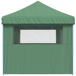 Walplus Foldable Party Tent Garden Gazebo Canopy Pop-Up With 3 Sidewalls Green - thumbnail 4