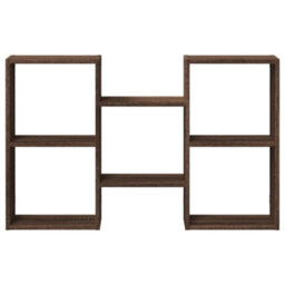 Berkfield Wall Shelf Brown Oak 96X18X60 Cm Engineered Wood - thumbnail 4