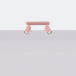 Luminosa Lighting Luminosa Ring Twin Ceiling Spotlight Pink 2X Gu10 - thumbnail 2