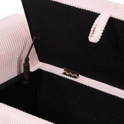 Corduroy Storage Bench Ottoman Footstool Lift Up Seat Bedroom - thumbnail 5