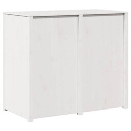 Berkfield Outdoor Kitchen Cabinet White 106X55X92 Cm Solid Wood Pine - thumbnail 7