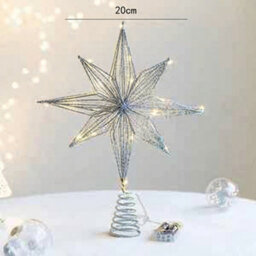 Christmas Tree Star Topper Led Snowflake Christmas Tree Decoration - thumbnail 2