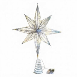 Christmas Tree Star Topper Led Snowflake Christmas Tree Decoration - thumbnail 1