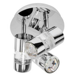 Happy Homewares Chrome Bathroom Spot Light With Led Bubble Acrylic Heads - thumbnail 8