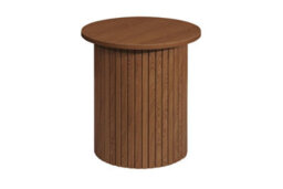 Birlea Axel Fluted Side Table Walnut - thumbnail 8