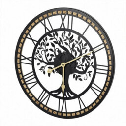 Wall Clock Silent Quartz Tree Design 40Cm - thumbnail 1