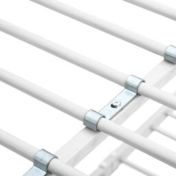 Walplus Bunk Bed Frame Without Mattress White Metal 140X200 Cm/90X200 Cm - thumbnail 6