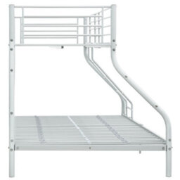 Walplus Bunk Bed Frame Without Mattress White Metal 140X200 Cm/90X200 Cm - thumbnail 4