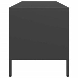 Berkfield Industrial Tv Cabinet Black 135X39X43.5 Cm Cold-Rolled Steel - thumbnail 6