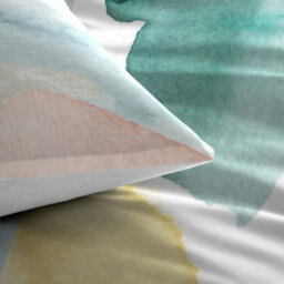 Appletree Solice 100% Cotton Digital Print Multicoloured Duvet Cover Set - thumbnail 3