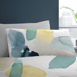 Appletree Solice 100% Cotton Digital Print Multicoloured Duvet Cover Set - thumbnail 2