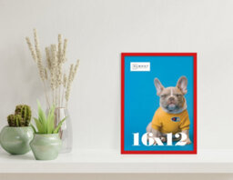 16X12 Red Picture Frame (40.6 X 30.5Cm) Poster, Photo, Artwork, Gallery Wall Or Print - thumbnail 2