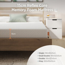 Summerby Sleep No. 13 Reflex Core Memory Foam Mattress 15Cm, Double 135 X 190Cm - thumbnail 6