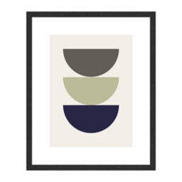 Accent By Nielsen Velino Black Picture Frame 40X50Cm - With Glass Front And Abstract Poster Print - thumbnail 1