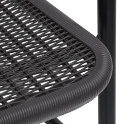 Berkfield Garden Chairs 8 Pcs Plastic Rattan And Steel 110 Kg - thumbnail 7