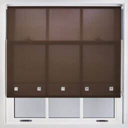 Furnished Daylight Roller Blind With Square Eyelets - Trimmable Mocha, 135Cm X 210Cm - thumbnail 1
