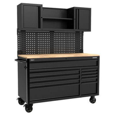 Sealey Superline Pro Mobile Workstation 10 Drawer With Steel Construction Ap5210Be - image 1
