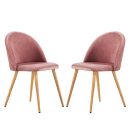 Life Interiors Lucia Dining Set With Round Table And Set Of 2 Lucia Velvet Dining Chairs - thumbnail 9
