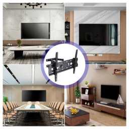 Tv Wall Bracket Mount Tilt Swivel Double Arms For 32 40 43 50 55 65 75 Inch - thumbnail 6