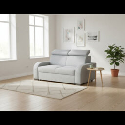 Oslo M 2 Living Room Sofa Adjustable Headrests Mdf Chipboard Frame Polyurethane Foam 170X100X85 100Cm Light Grey - thumbnail 3