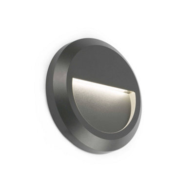 Luminosa Lighting Luminosa Grant Led Outdoor Wall Light Dark Grey Ip65 - image 1