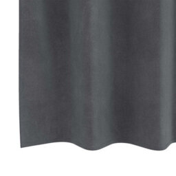 Berkfield Modern Blackout Curtains With Eyelets 2 Pcs Super Light Grey Velvet - thumbnail 7