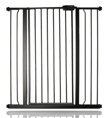 Bettacare Child And Pet Gate, 94.3Cm - -101.9Cm, Matt Black, Extra Tall Gate 104Cm In Height, Pressure Fit Stair Gate - image 1