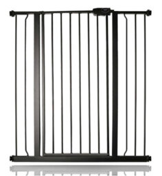 Bettacare Child And Pet Gate, 94.3Cm - -101.9Cm, Matt Black, Extra Tall Gate 104Cm In Height, Pressure Fit Stair Gate - thumbnail 1