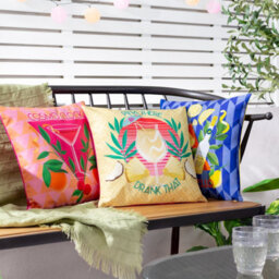 Furn. Limoncello Abstract Outdoor Cushion Cover - thumbnail 2